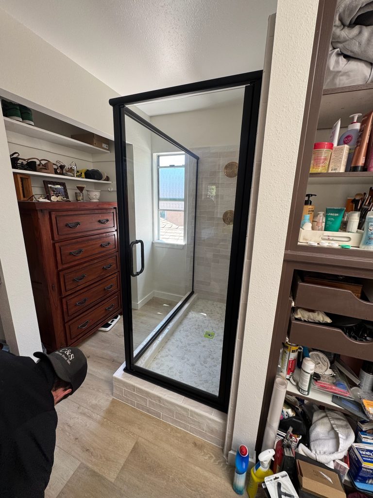 Framed 90 Degree Shower Door Framed 90 Degree Shower Door