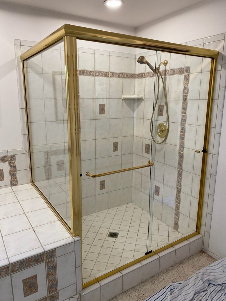 Framed 90 Degree Shower Door Framed 90 Degree Shower Door